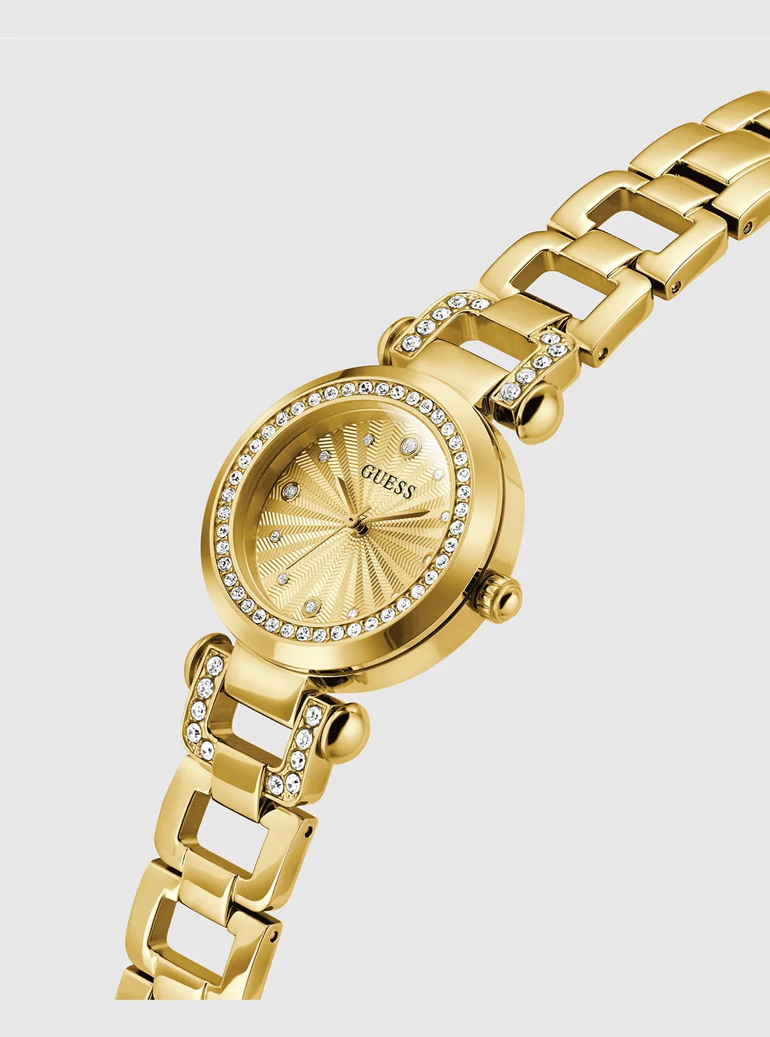Gold Ginger Crystal Watch
