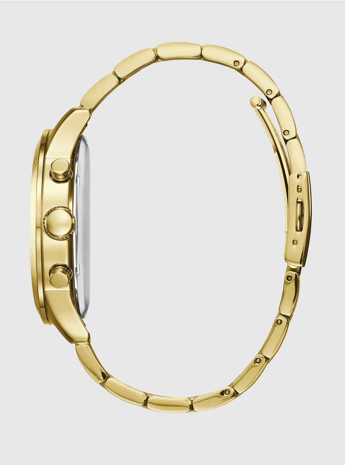 Gold Round Dial Watch