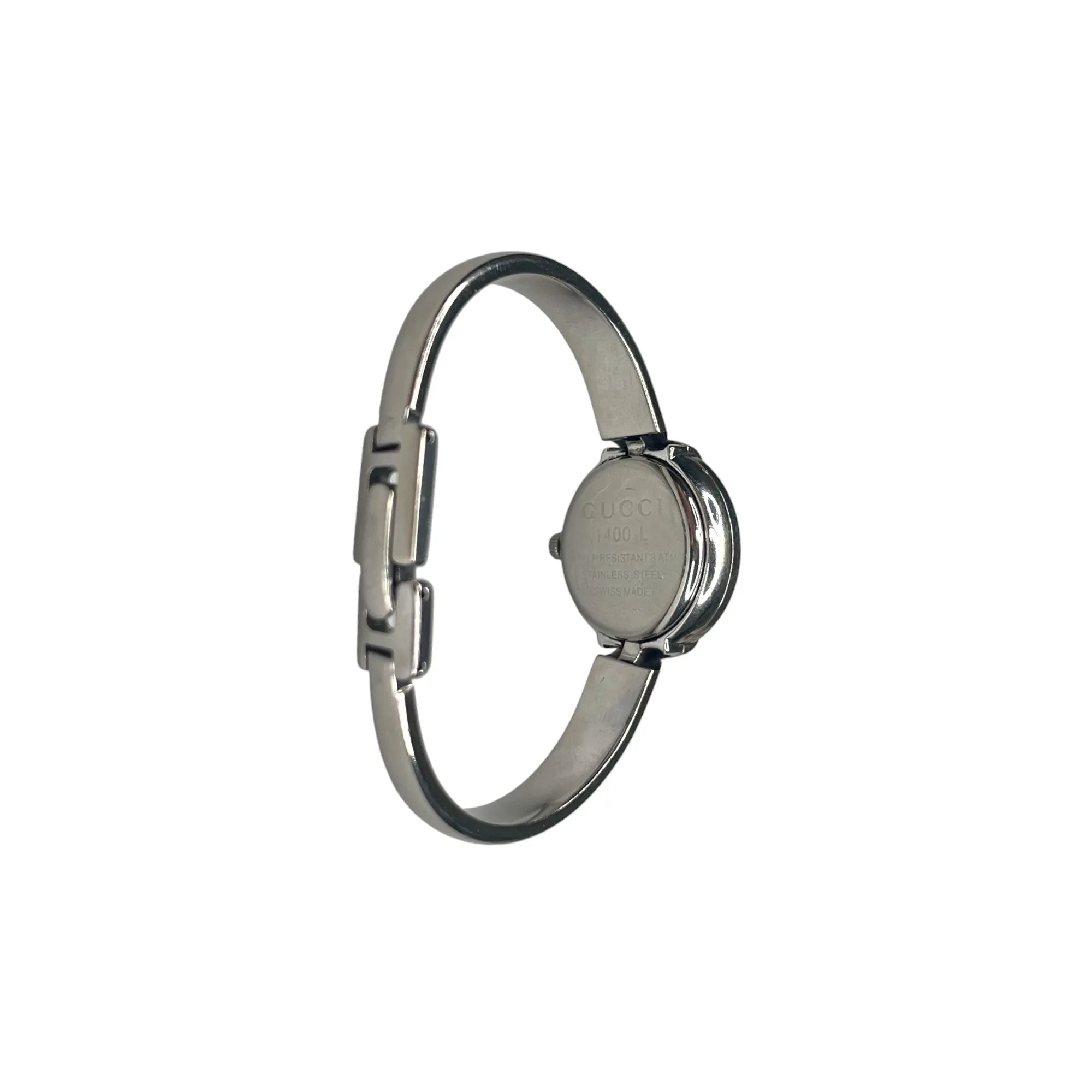GUCCI 1400L PEARL/STEEL QUARTZ WATCH