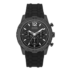 Guess Black Dial Men Multi-Function Watch - U1350G2M