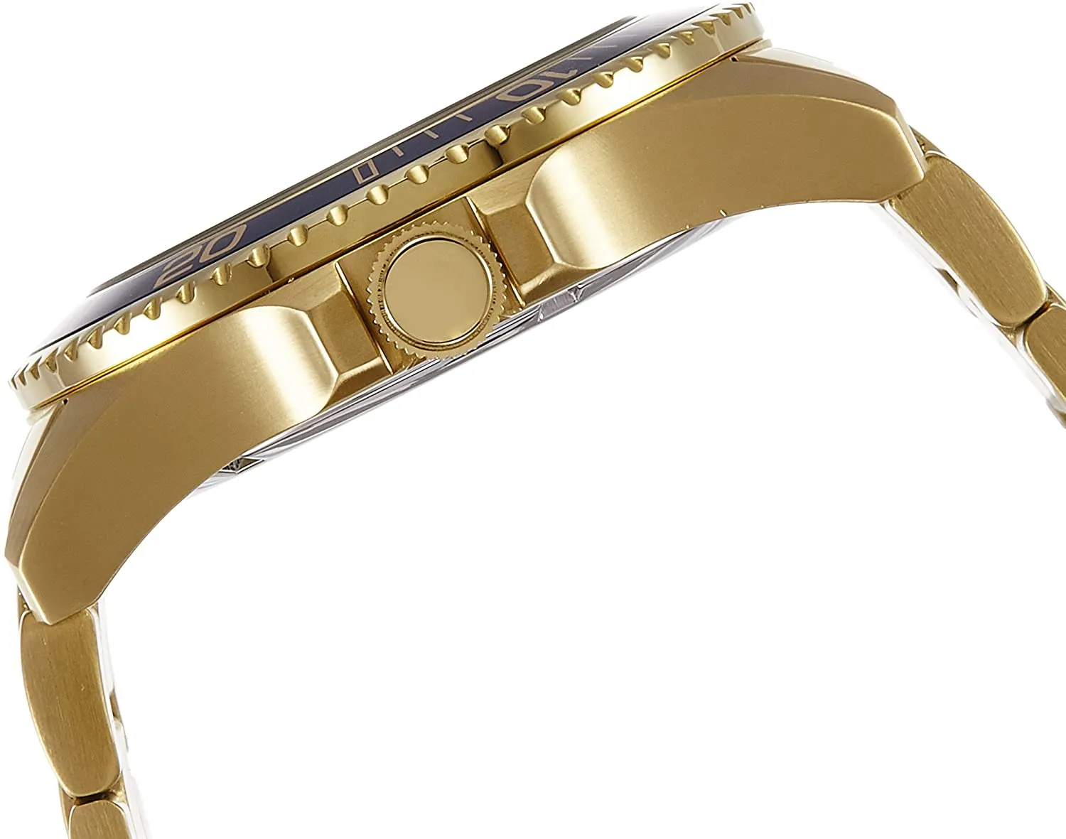Guess Chaser Blue Dial Gold Men's Watch W0172G5