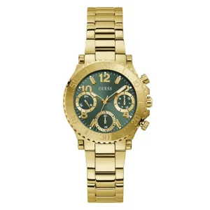 Guess Cosmic 36 mm Size Green Dial Women Analog Watch - GW0465L5