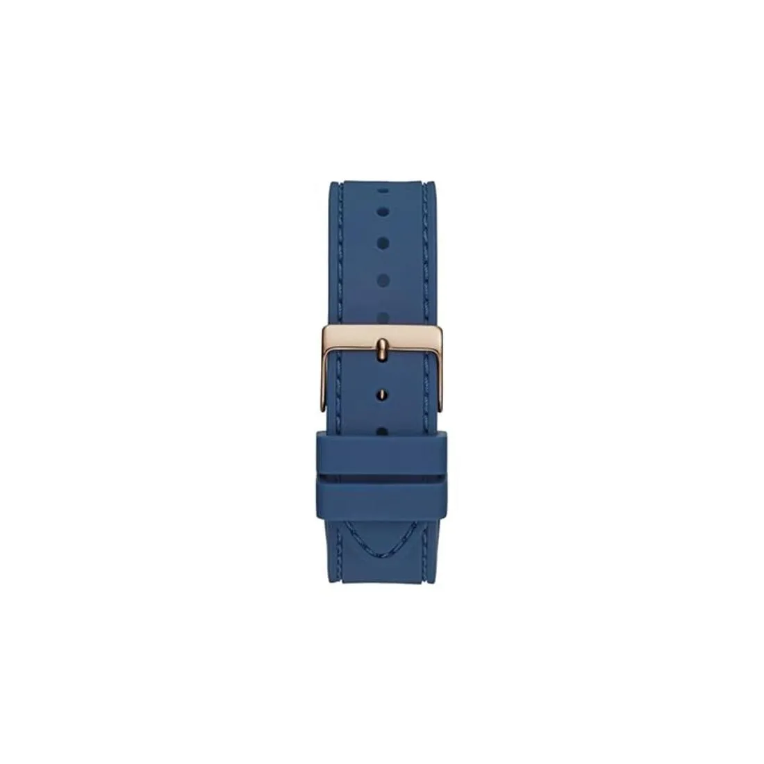 Guess Ladies Blue 39 mm Rose Gold Dial Multi-function Watch - GW0439L4