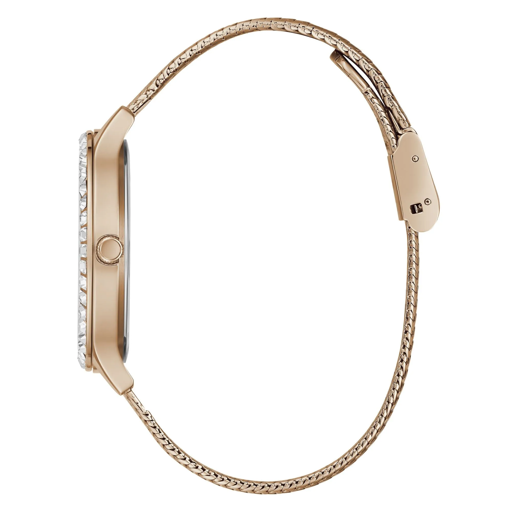 Guess Ladies Rose Gold Tone Analog Watch - GW0402L3