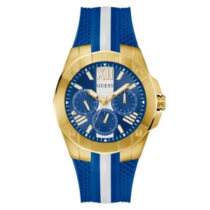 Guess Men 44 mm Blue Dial Analog Watch- GW0716G2