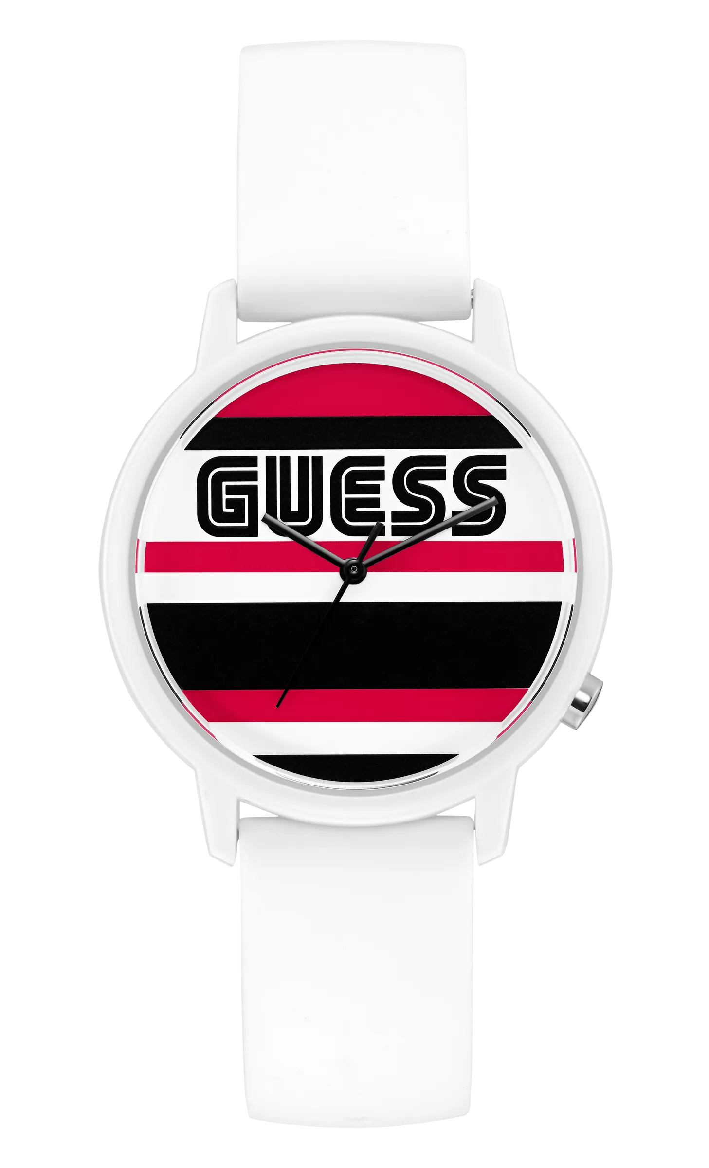Guess Men Black Dial Analog Watch - V1028M1