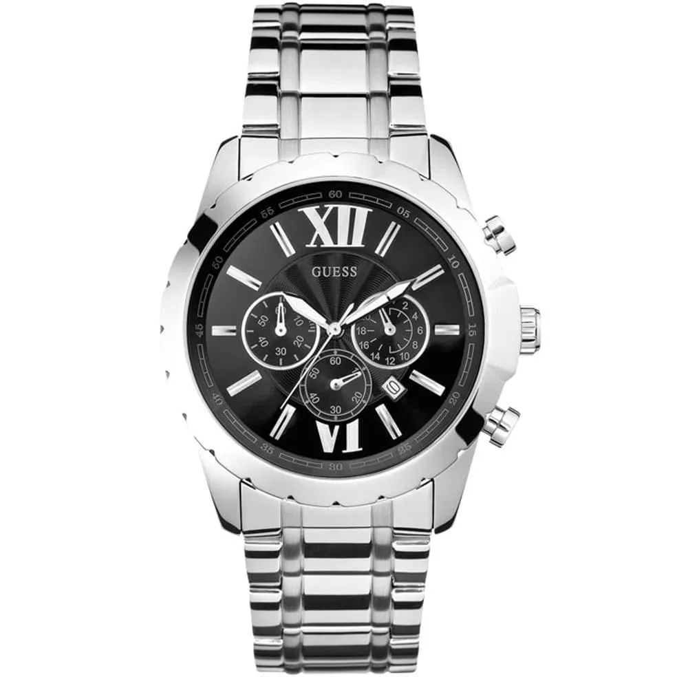 Guess Silver Chronograph Men's Watch W0193G2