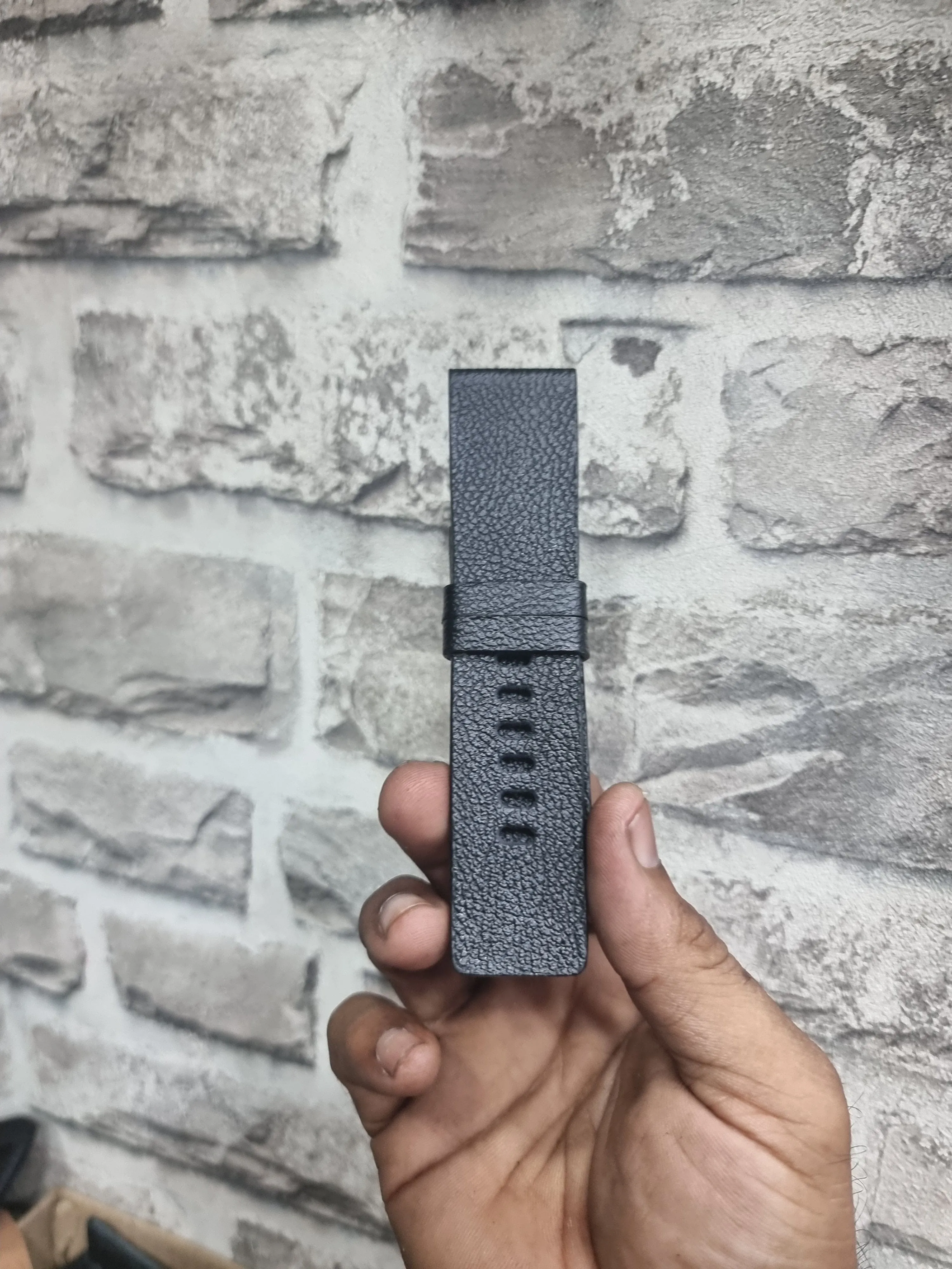 Handmade diesel watch leather strap