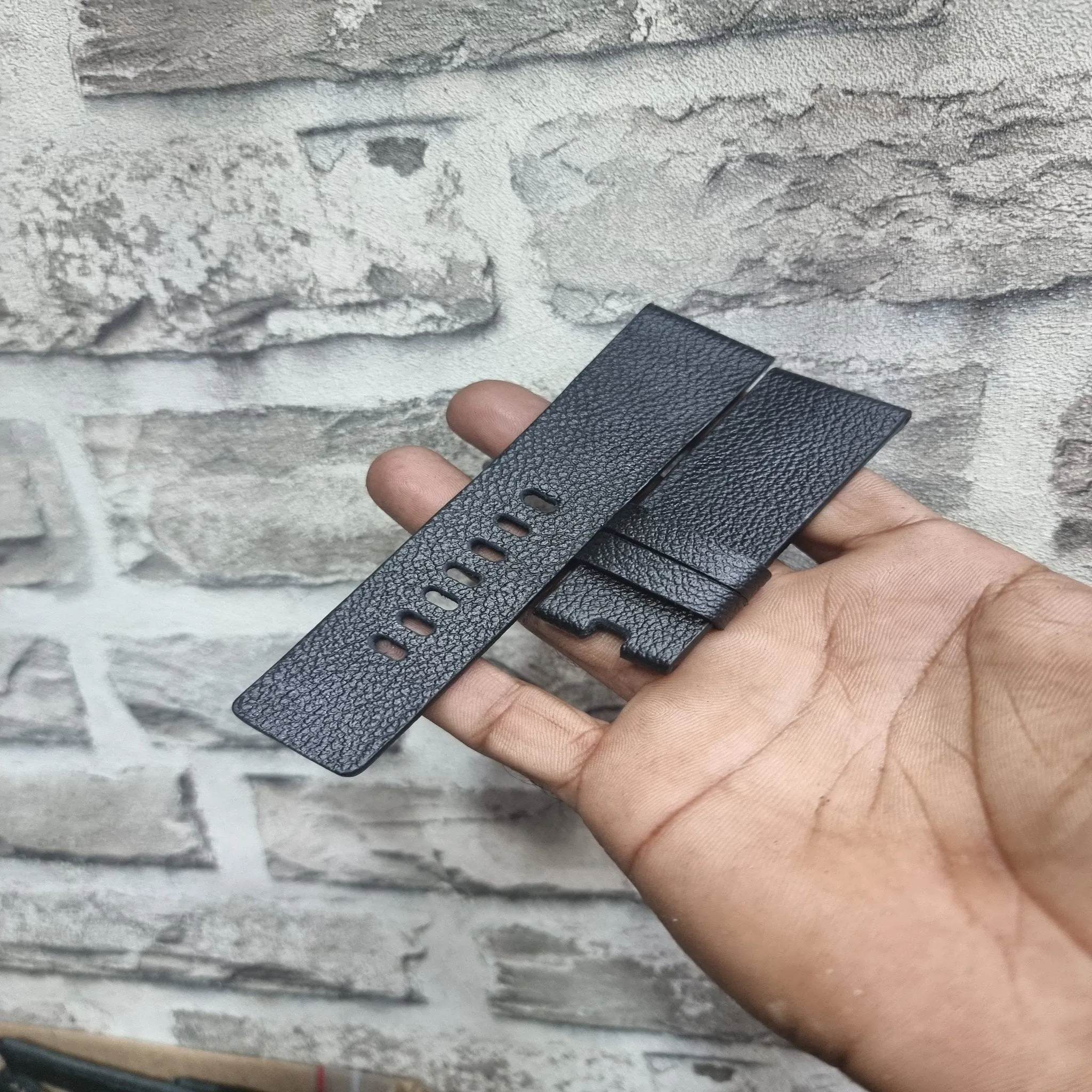 Handmade diesel watch leather strap