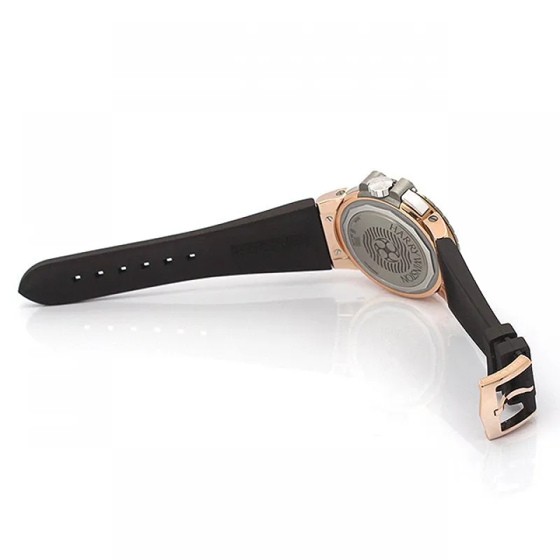 Harry Winston Ocean Diver 18K Rose Gold & Zalium Men's Watch