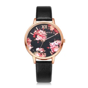 High Quality Fashion Leather Strap Watch