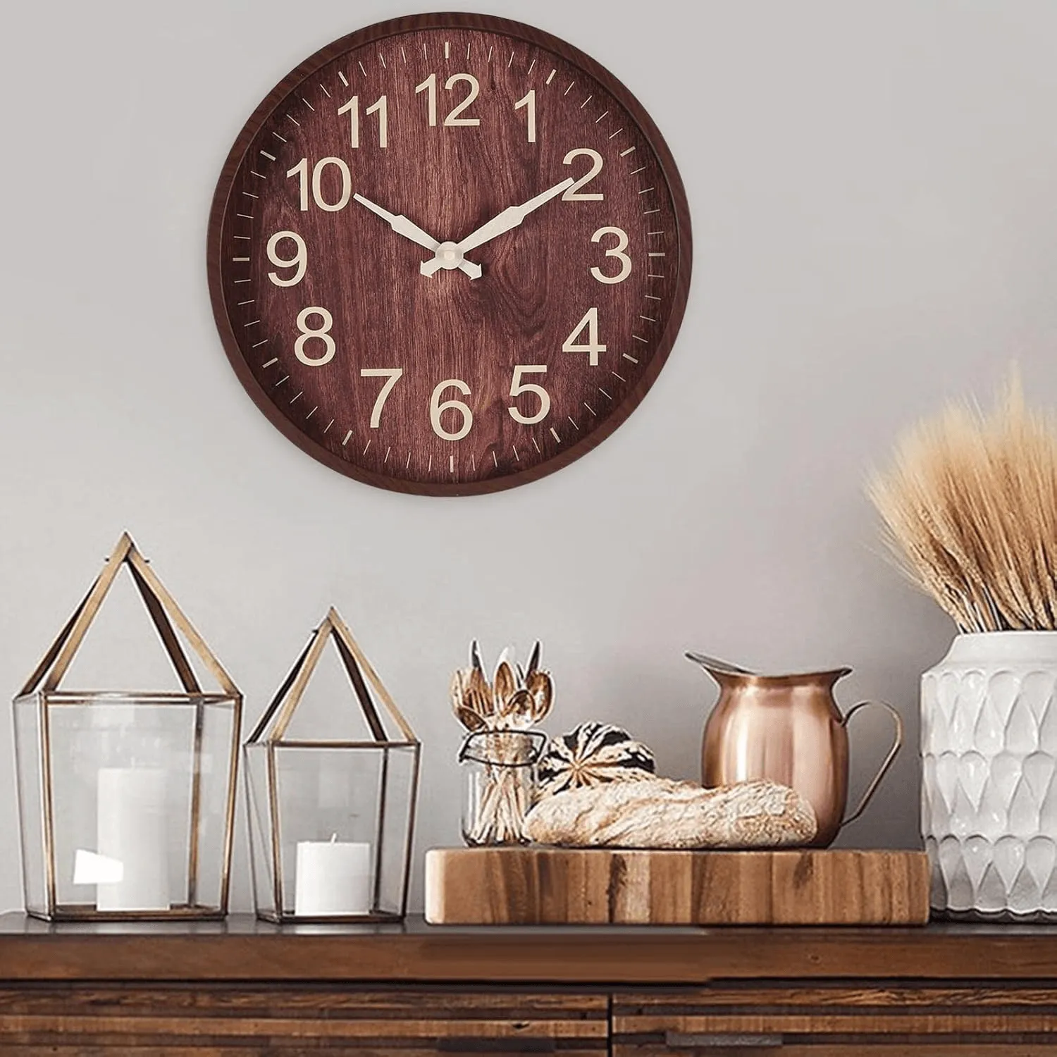 High Quality Wooden Design Wall Clock - 0813