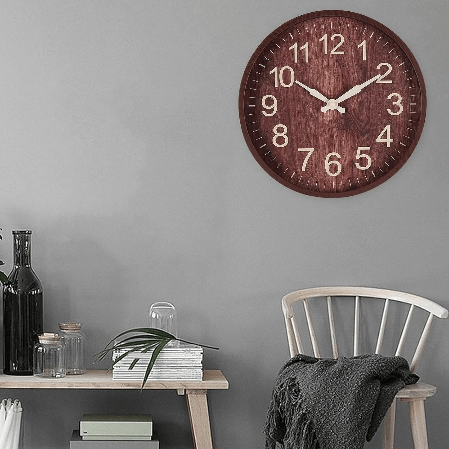 High Quality Wooden Design Wall Clock - 0813