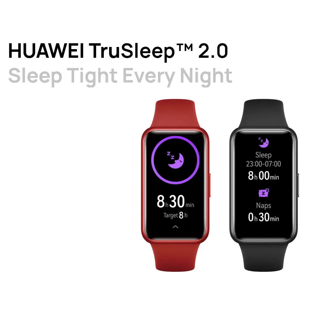 Huawei Band 7 LEA-B19 Dark Gray Durable Polymer Case With Graphite Black Silicone Strap