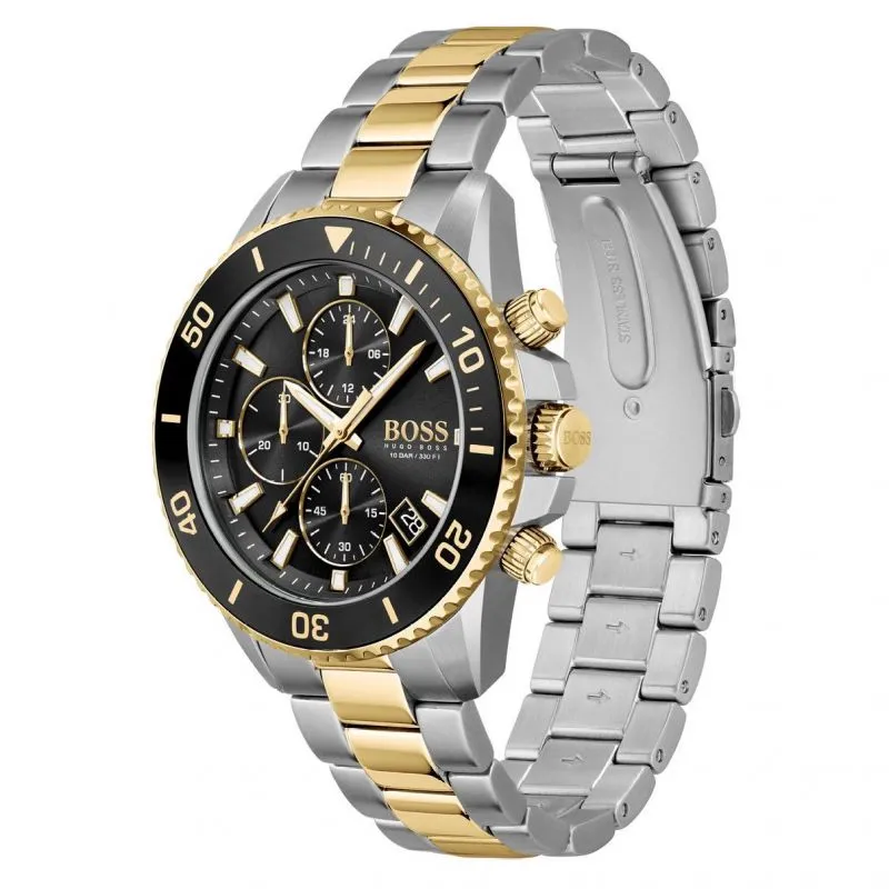 Hugo Boss Admiral Two Tone Chronograph Men's Watch 1513908