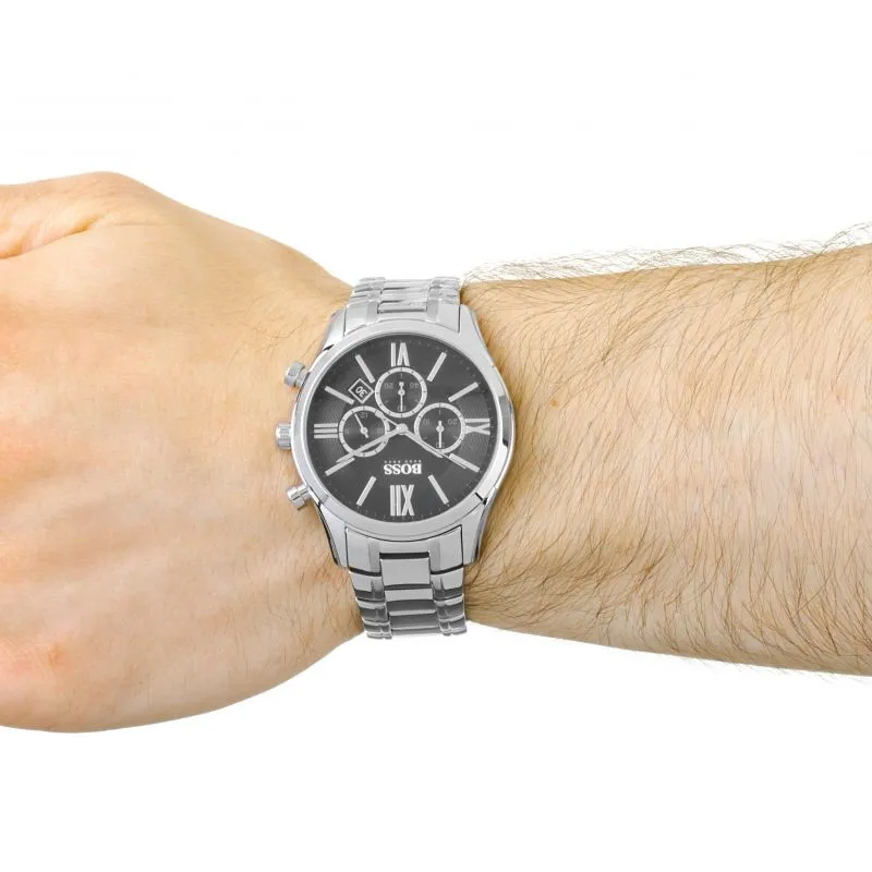 Hugo Boss Ambassador Black Dial Chronograph Men's Watch 1513196