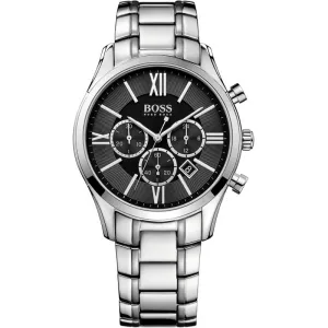 Hugo Boss Ambassador Black Dial Chronograph Men's Watch 1513196