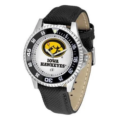 Iowa Hawkeyes Competitor - Poly/Leather Band Watch