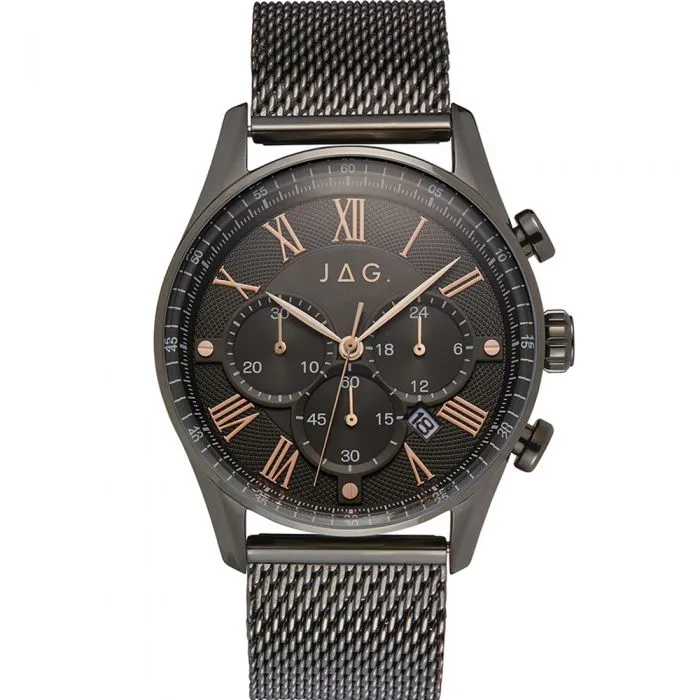 Jag Lachlan J2276A Black Stainless Steel Mens Watch