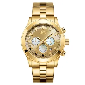 JBW Mens Delano 0.20 ctw Diamond 18k gold-plated stainless-steel Watch JB-6218-E