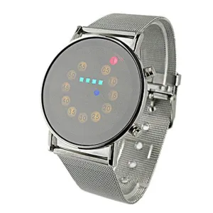 LED Light Men Wrist Watch Stainless Steel Fashion For Special Charming Style Wholesale reloj depotivo hombre часы мужские