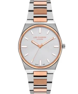 Lee Cooper  Women's Watch Silver Dial Two Toned Metal Strap, LC07609.530
