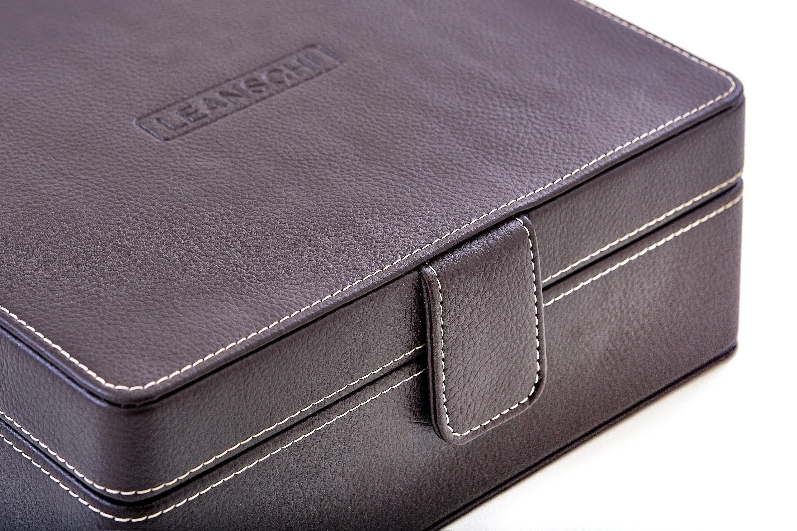 LNCH Watch Case Chocolate Brown