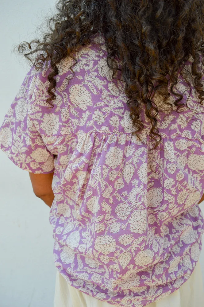 Lolly's Laundry Mya Flower Print Shirt