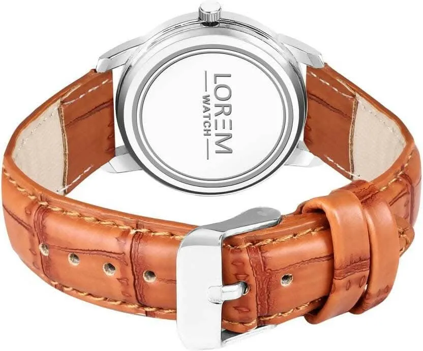 LOREM Silver Stylish Dial Analog Watch For Women LR344