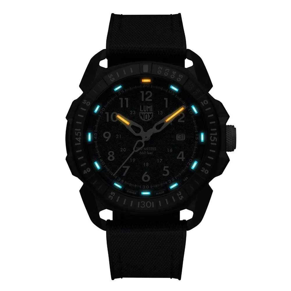 Luminox Men's Ice-Sar Arctic 1000 Series Black Rubber Strap Blue Analog Dial Quartz Watch - XL.1003.ICE