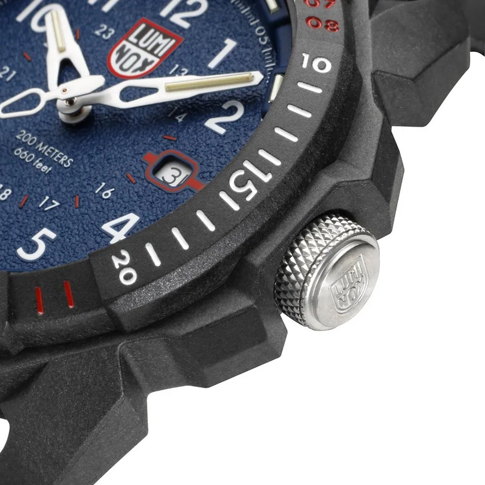 Luminox Men's Ice-Sar Arctic 1000 Series Black Rubber Strap Blue Analog Dial Quartz Watch - XL.1003.ICE
