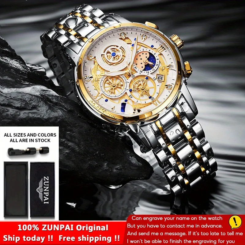 Luxury Mens Business Watch Waterproof High Quality