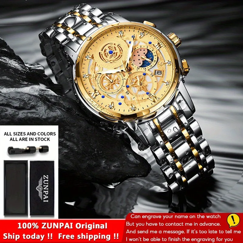 Luxury Mens Business Watch Waterproof High Quality