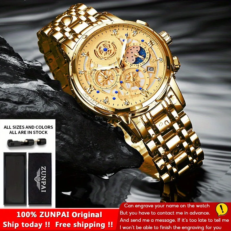 Luxury Mens Business Watch Waterproof High Quality