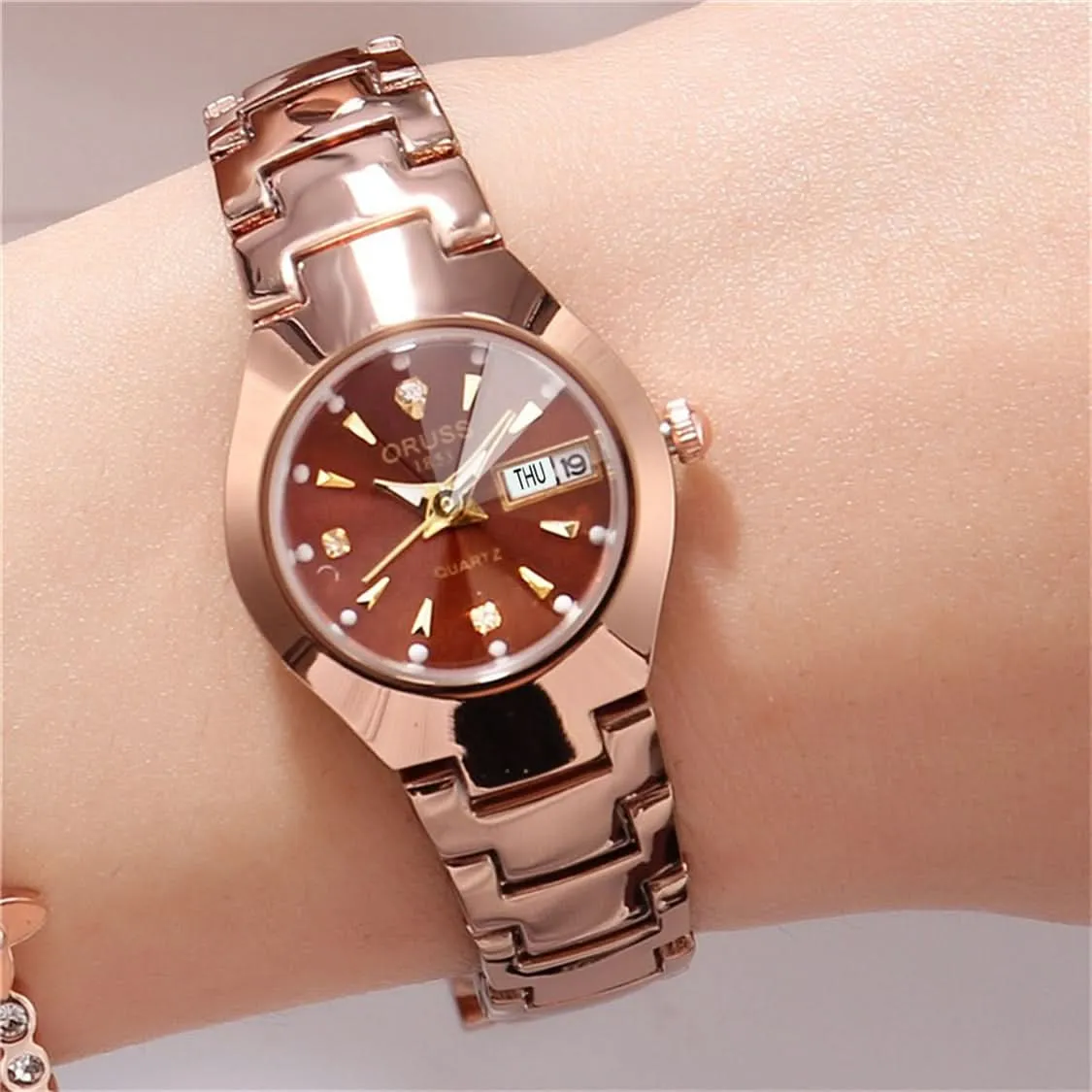 Luxury Rhinestone Quartz Watch