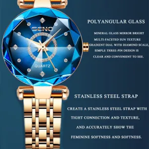 Luxury Women Stainless steel Watch