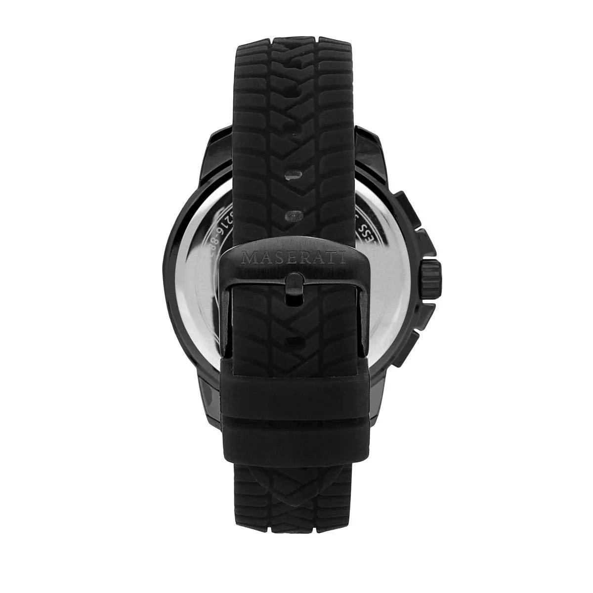 Maserati Black Silicone Quartz Fashion Men's Watch R8871621011