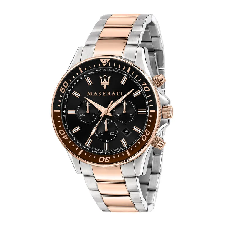 Maserati Sfida Two Tone Men's Watch R8873640009