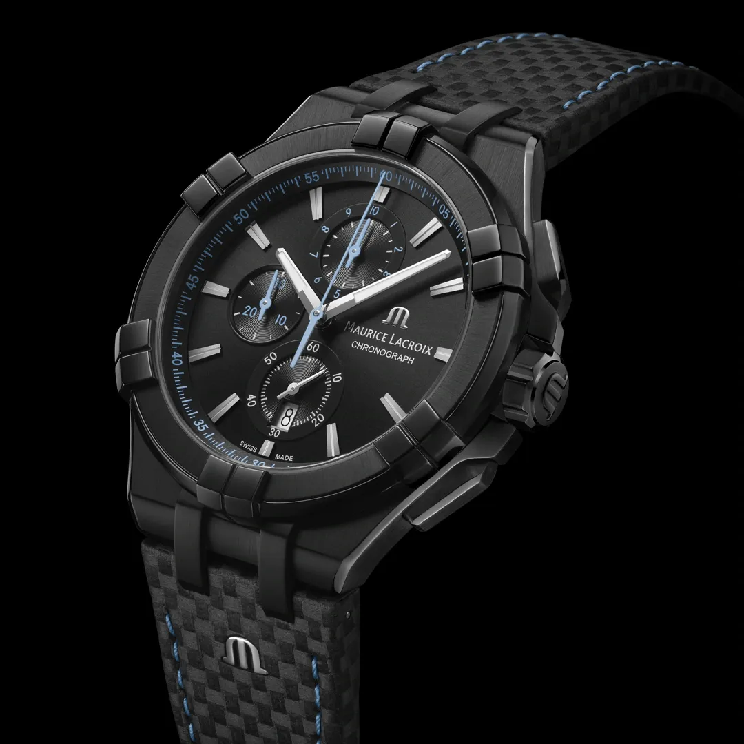 Maurice Lacroix - AIKON Quarz Chronograph 44mm Watch AI1018-PVB01-337-1