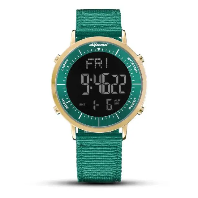 Men Waterproof Alarm Clock Multifunction Outdoor Wristwatch