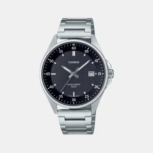 Men's Analog Stainless Steel Watch A2099 - MTP-E705D-1EVDF