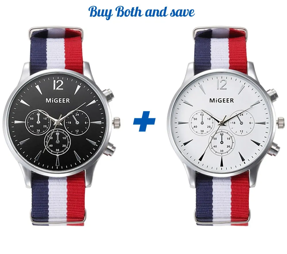 Men's Fashion wrist watch with slick Quartz movement