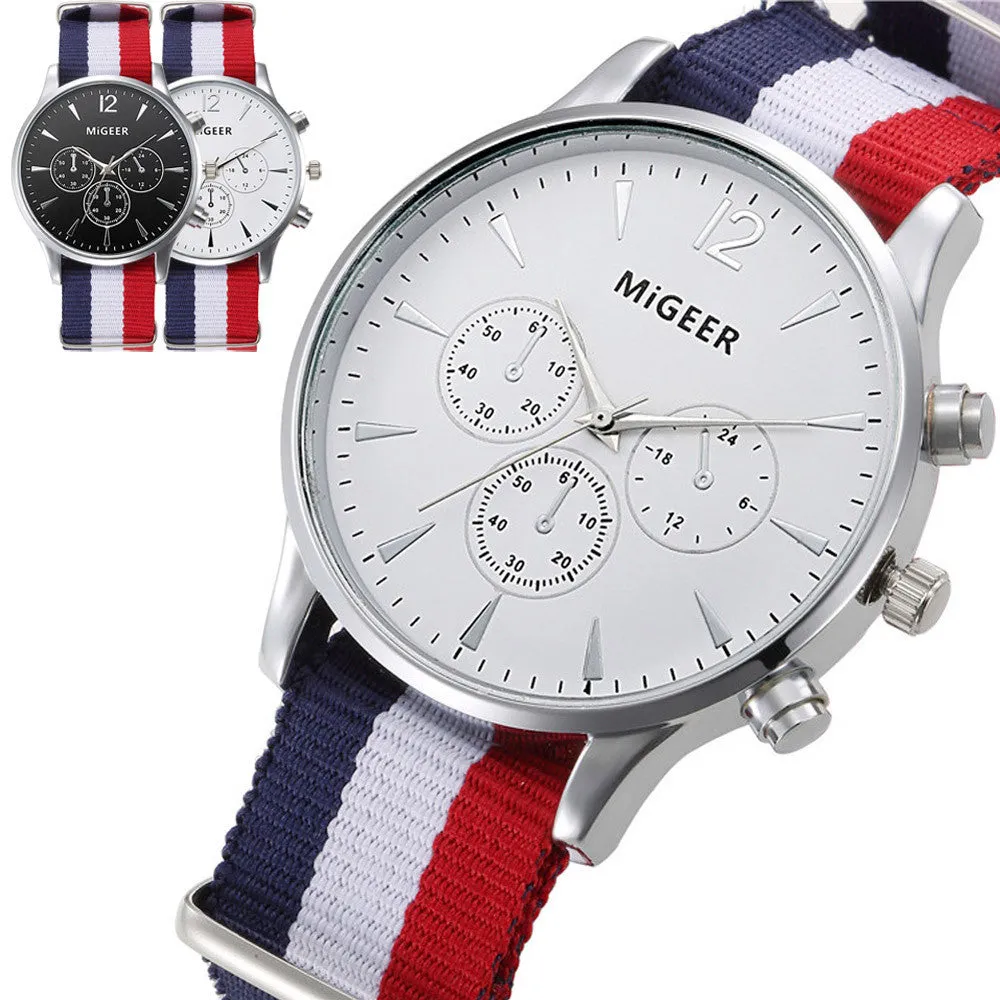 Men's Fashion wrist watch with slick Quartz movement