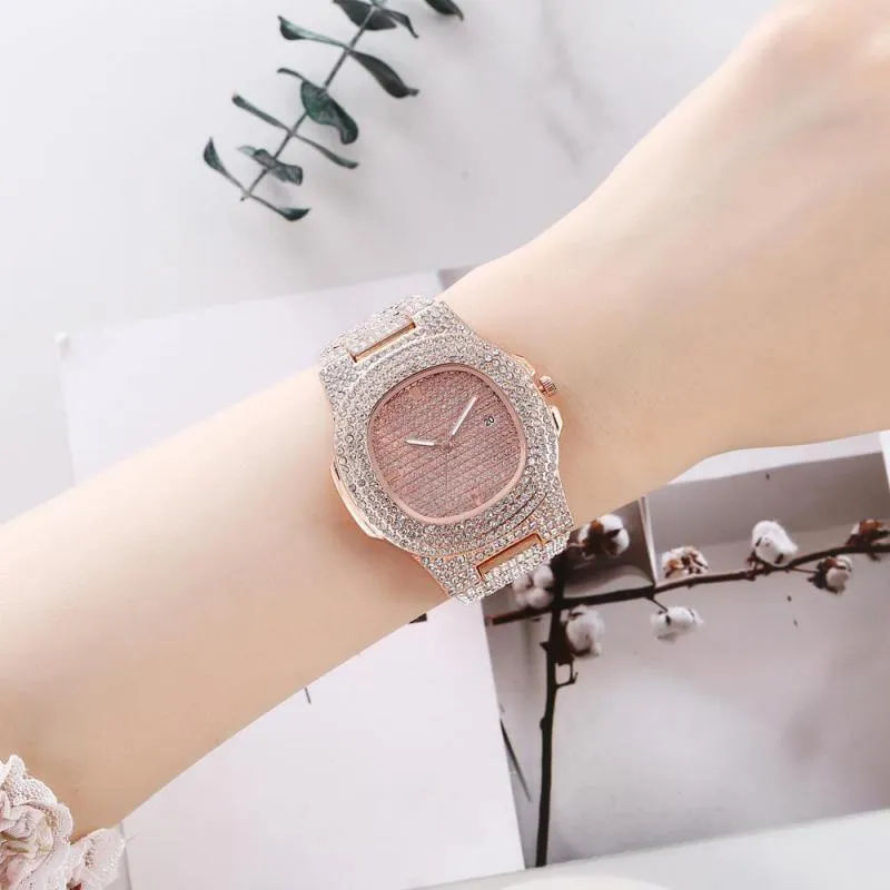 Men's High Quality Bling Iced Watch