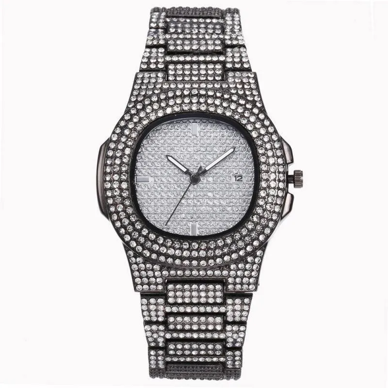 Men's High Quality Bling Iced Watch
