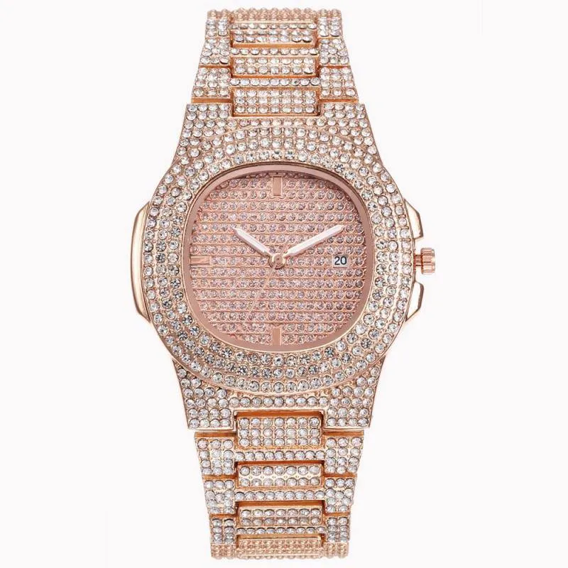 Men's High Quality Bling Iced Watch
