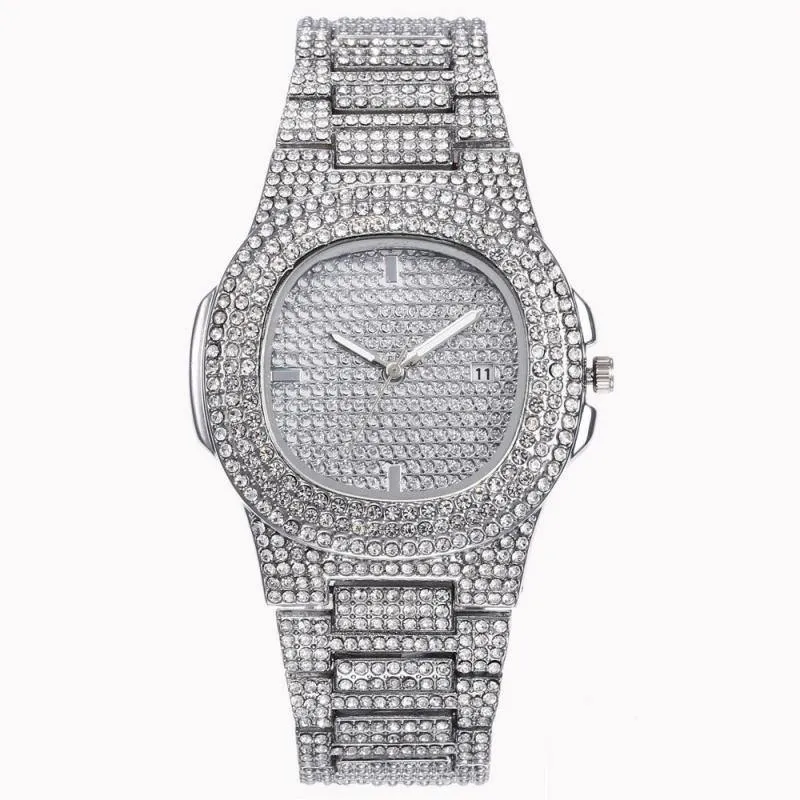 Men's High Quality Bling Iced Watch