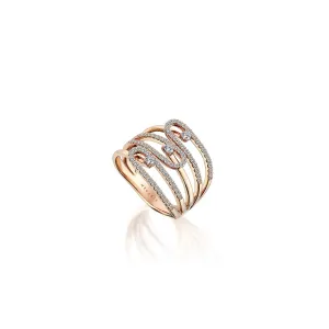 MEVARIS Tri Tangled Ring