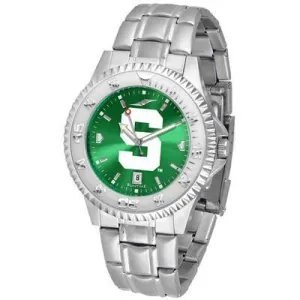 Michigan State Spartans Competitor AnoChrome - Steel Band Watch