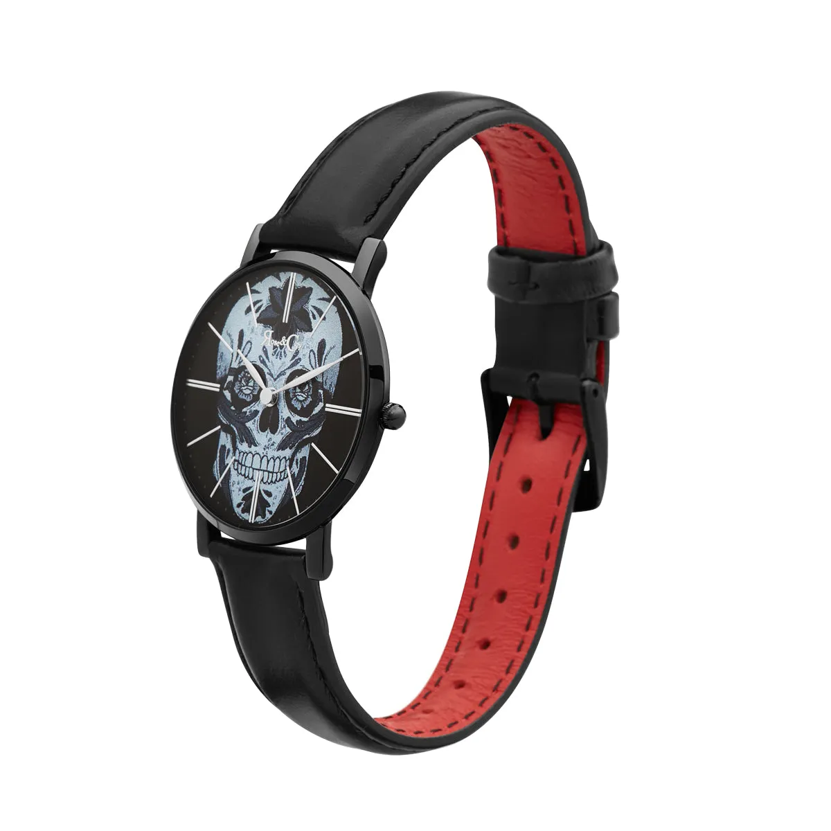 Midnight Sugar Skull Ultra Slim 34mm | Black Watch
